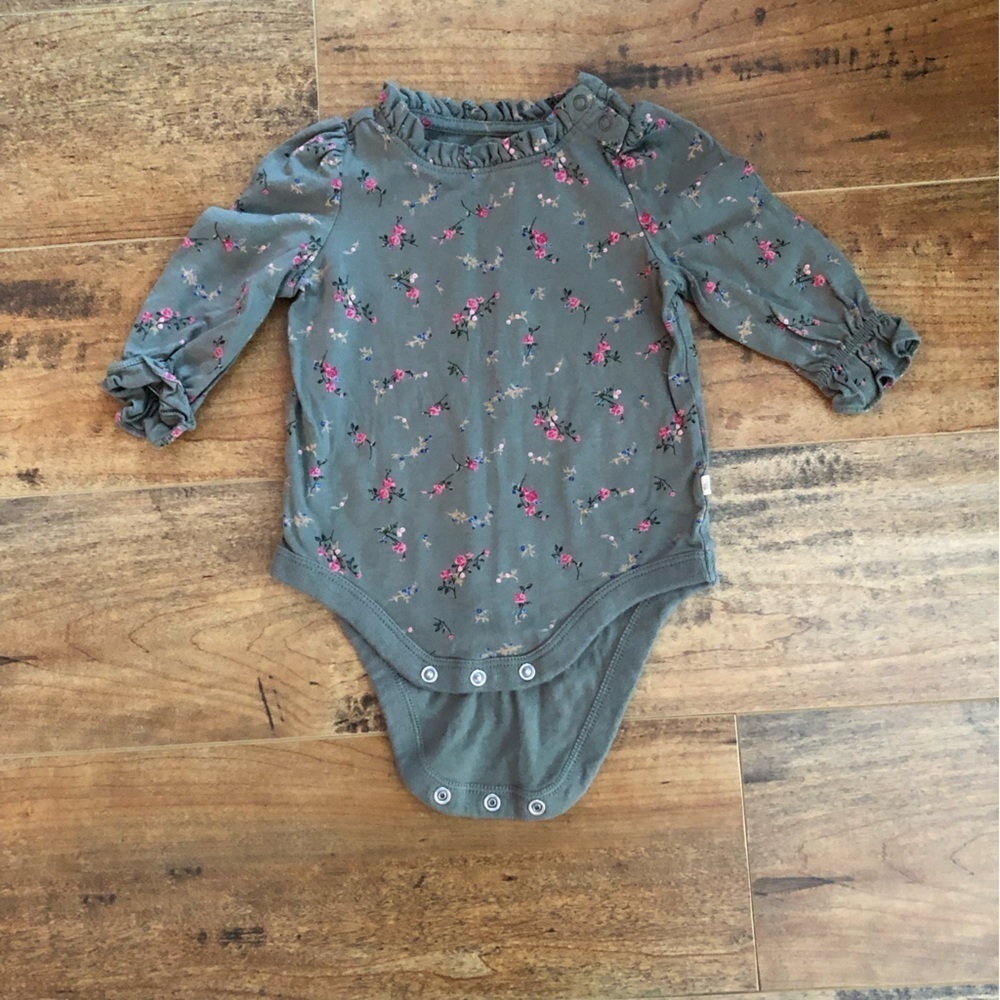 GAP Baby Organic Cotton Mix and Match Printed Bodysuit and Leggings 2-Piece 3-6M - Picture 6 of 9